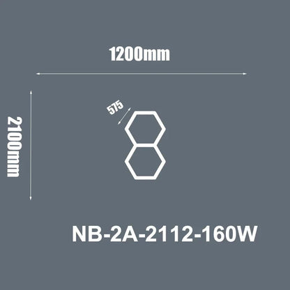 DecorBites™ Hexagon LED Ceiling Light: High-Performance, Best-Selling, Honeycomb Design