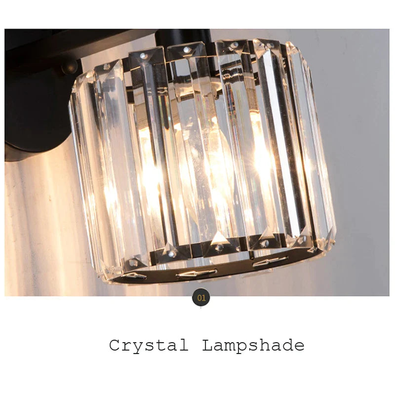 DecorBites™ Crystal Bird Wall Lamp: Modern Luxury for Living Room, Bedroom, and Corridor