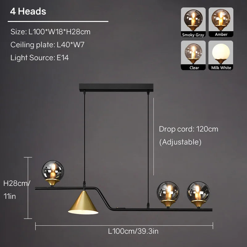 Brass Nordic Pendant Lamp