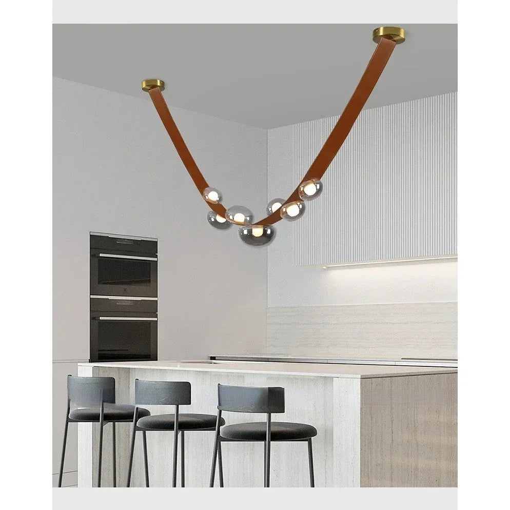 Leather Modern Pendant Lamp