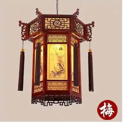 DecorBites™ Bamboo Lantern Pendant Lights: Classic Chinese Beauty for Home Decor