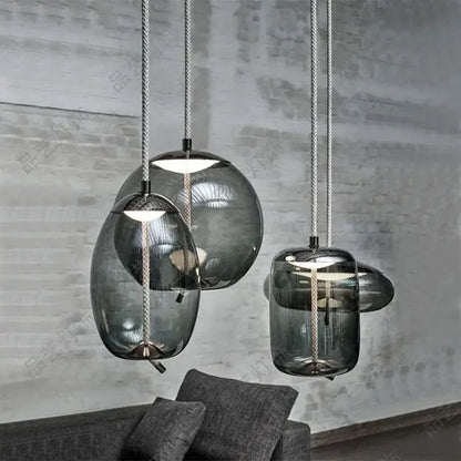 DecorBites™ Glass Chandelier Knot Pendant Lamp for Bedroom Kitchen Dining Room