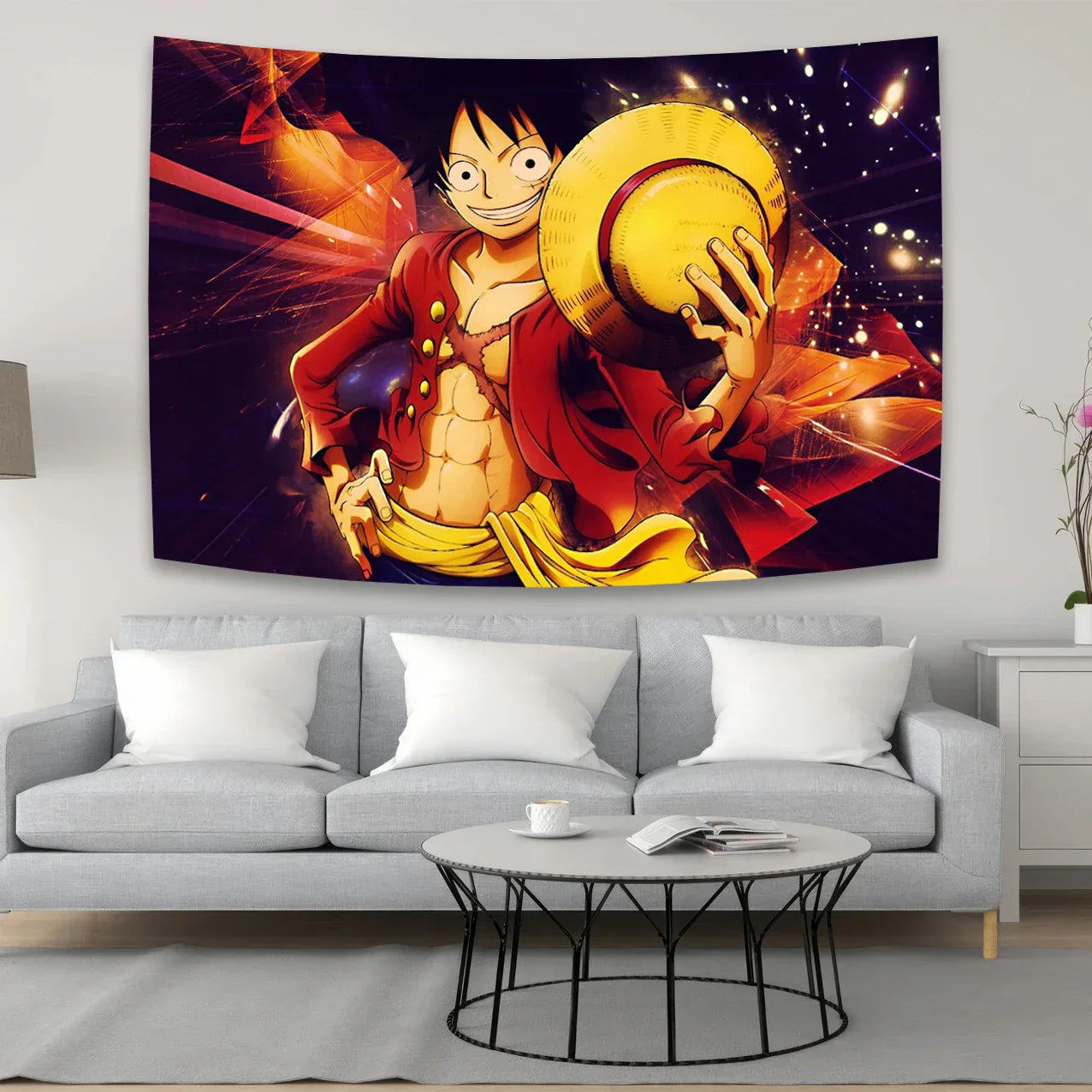 DecorBites™ Anime One Piece Character Canvas Tapestry for Bohemian Wall Decor