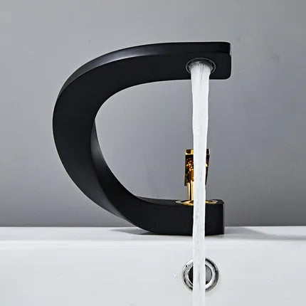 Gold Deck Bathroom Faucet
