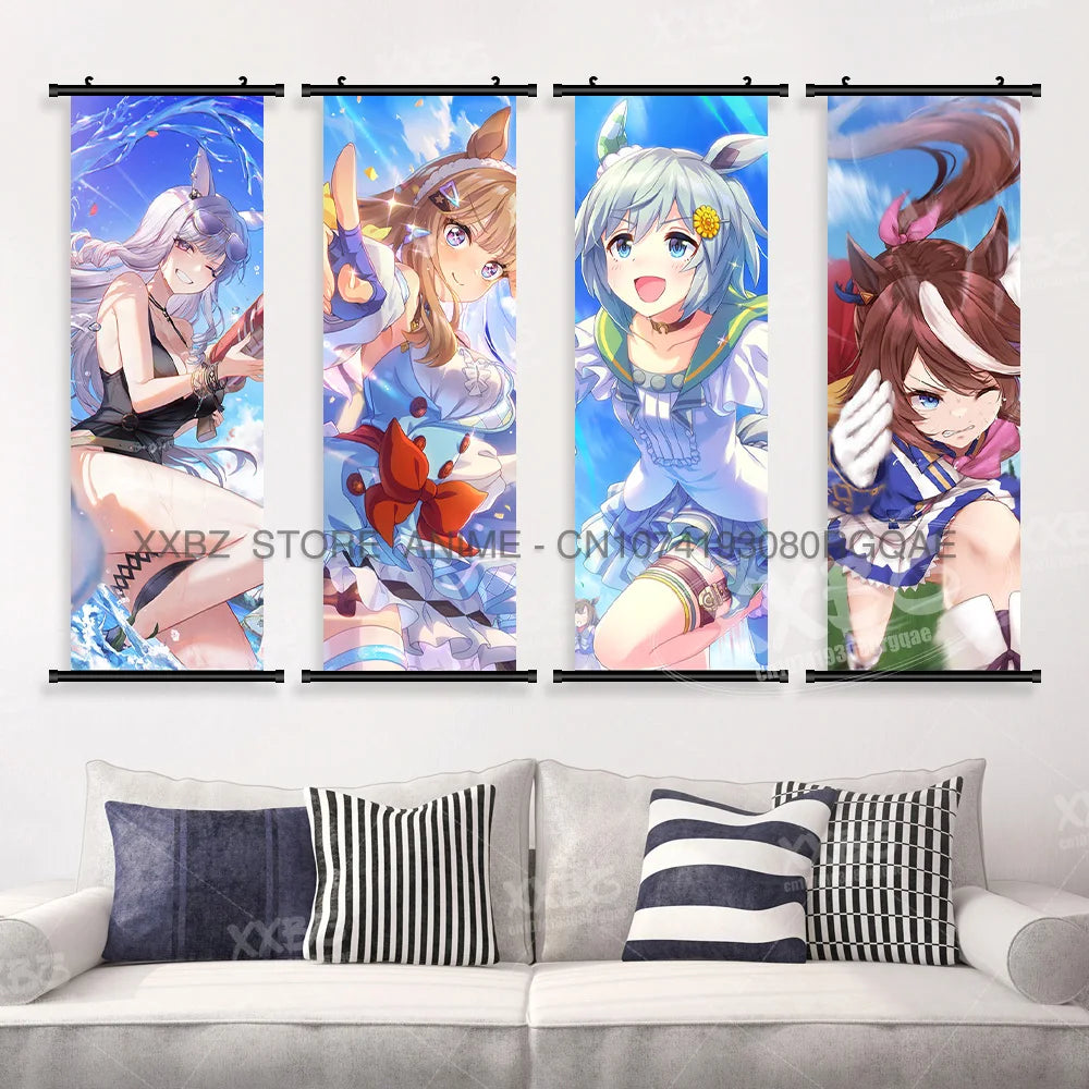 Anime Wall Art Canvas Scrolls