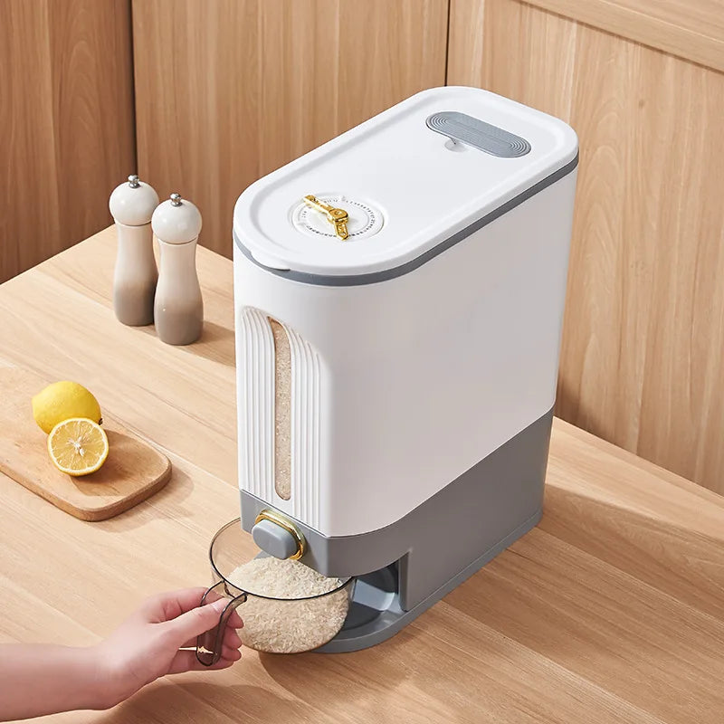 Transparent Plastic Rice Dispenser