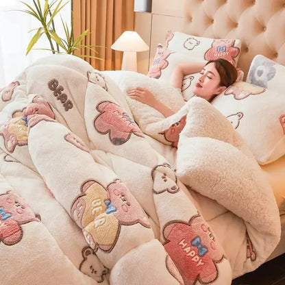 Wool Blanket Thick Warm Winter