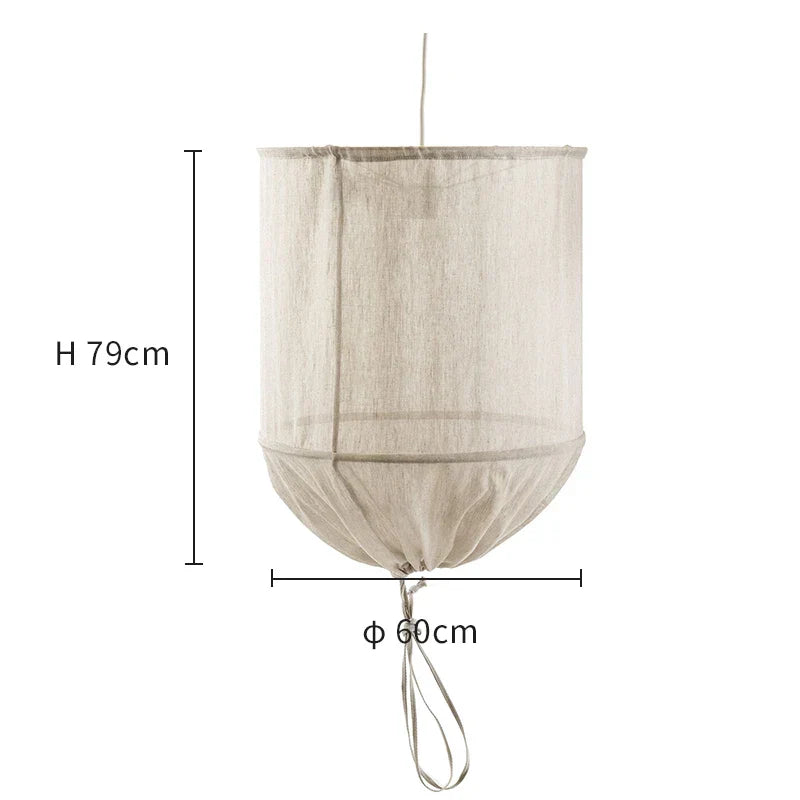 Linen Boho Pendant Light