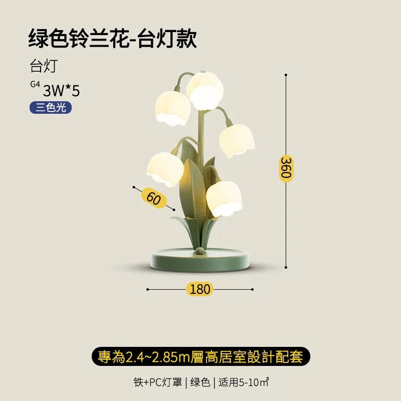 LED Flower Desk Lamp