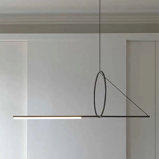 DecorBites™ Geometric Chandelier: Modern Scandinavian Industrial Hanging Lamp Fixtures