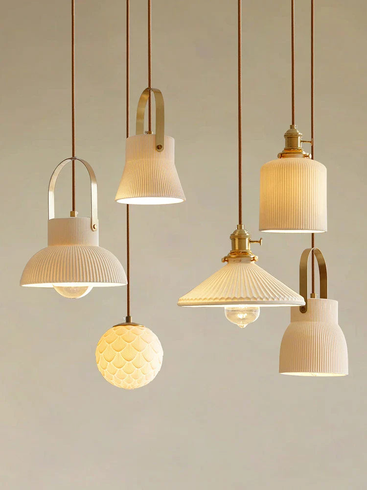 Ceramic Bedside Chandelier Lamp