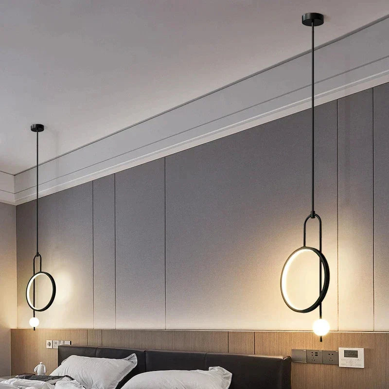 Gold Black Glass Chandelier With LED Illumination