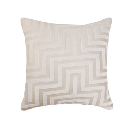 DecorBites™ Geometric Jacquard Throw Pillowcase Double Sided Luxury Cushion Cover