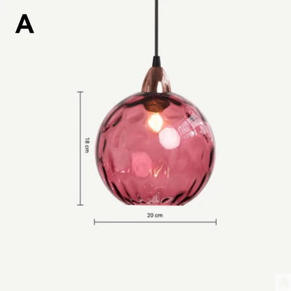 DecorBites™ Glass Ball Lustre Pendant Lights - Modern Nordic Design for Kitchen, Bedroom, or Restaurant