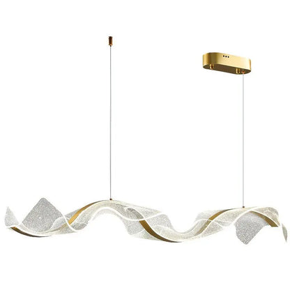 DecorBites™ Gold Acrylic LED Pendant Lamps - Nordic Design for Home Decor Lighting