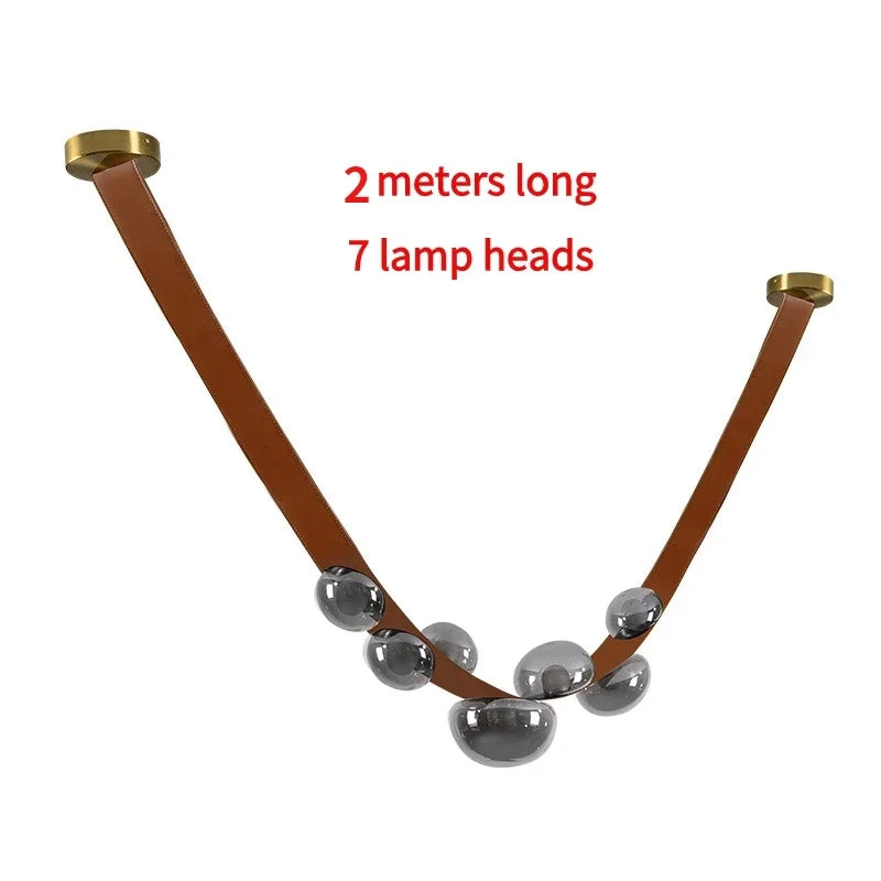 Leather Modern Pendant Lamp