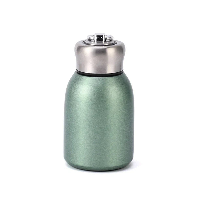 DecorBites™ 300ml Mini Coffee Vacuum Flask Stainless Steel Travel Water Bottle
