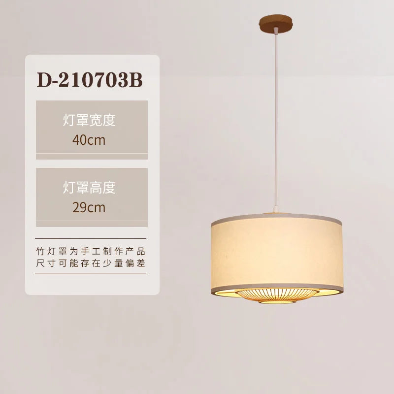 Bamboo Pendant Chandelier Light