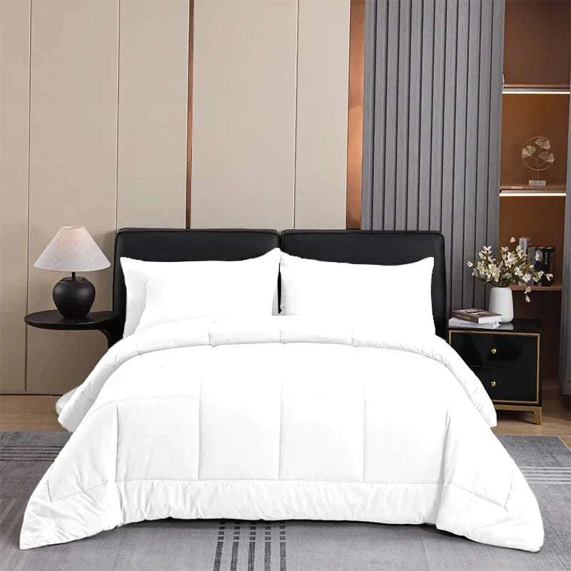 DecorBites™ King Size Quilted Comforter: Soft, Breathable, Durable, Machine Washable Blanket
