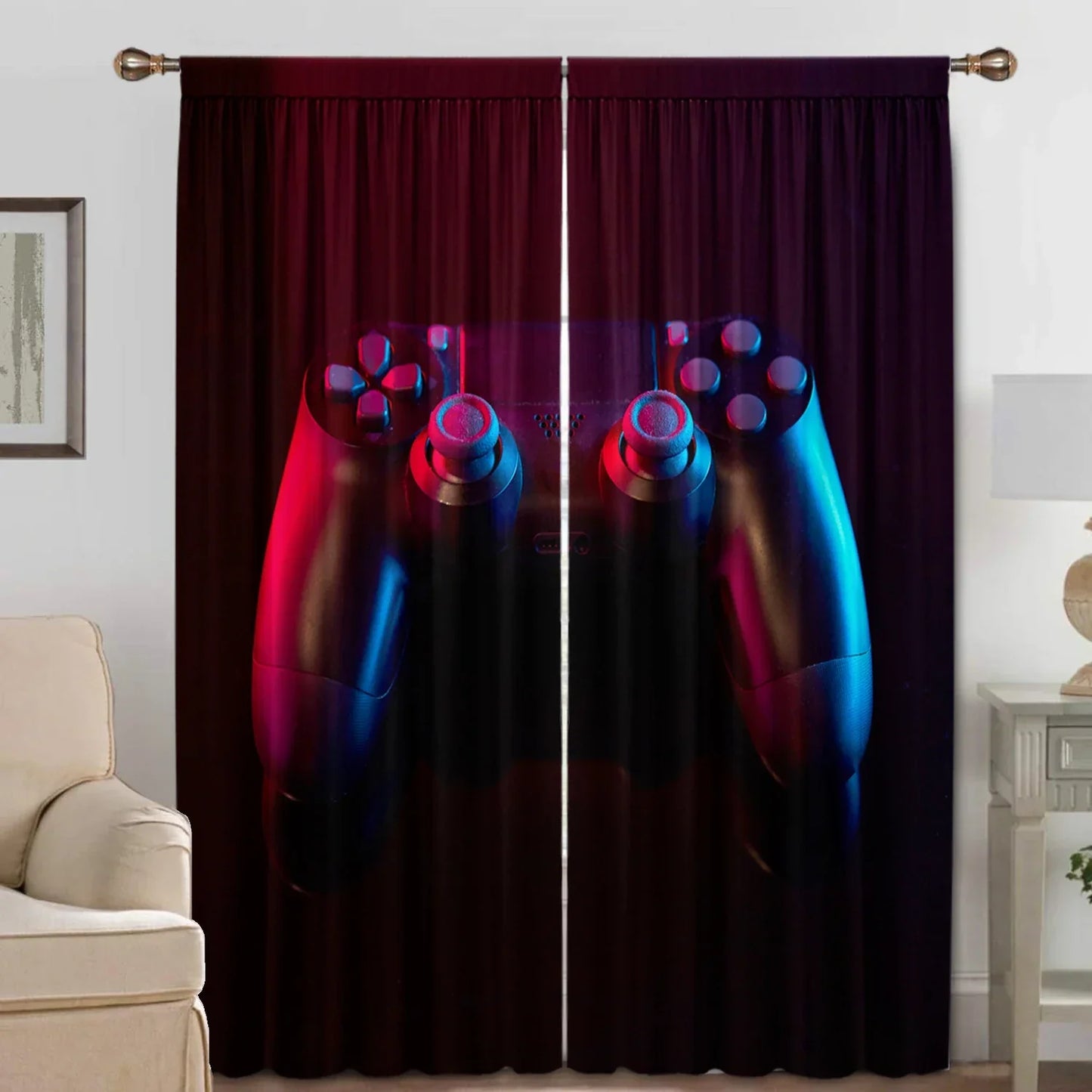 DecorBites™ Game Console Handle Curtains: Kitchen, Cafe, Living Room, Balcony Décor