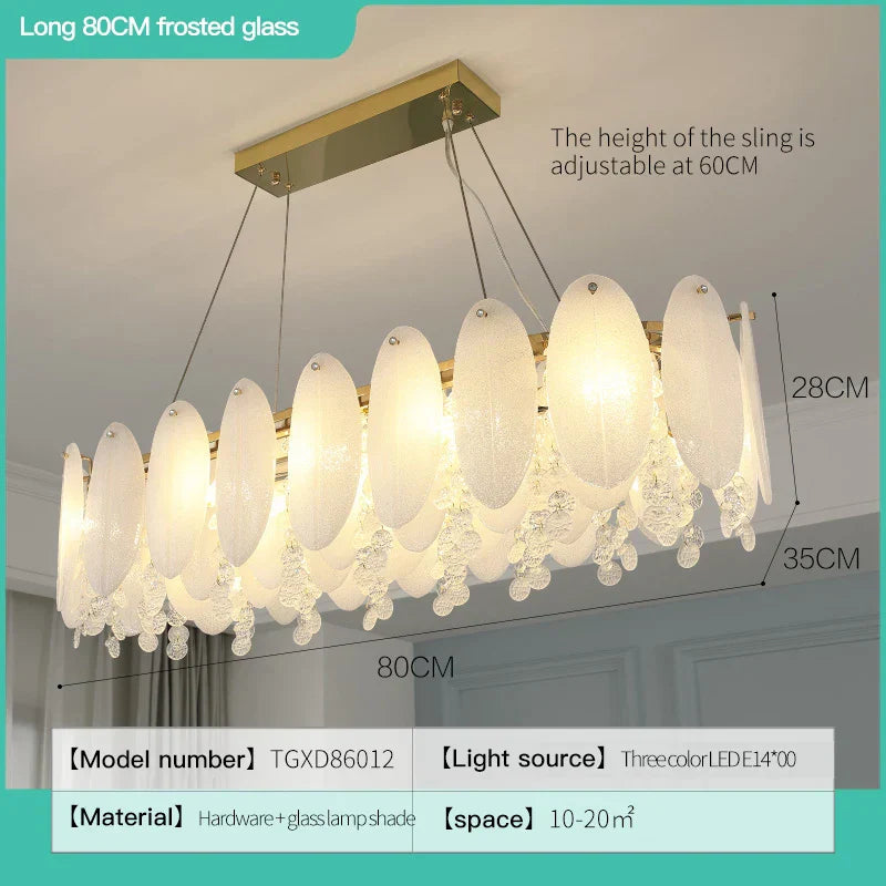 DecorBites™ Cream Wind LED Chandelier for Master Bedroom, Living Room & Children's Room