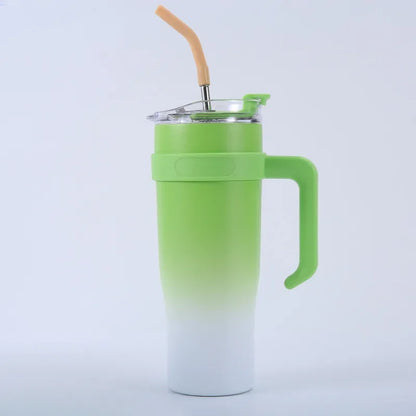 DecorBites™ 40oz Stainless Steel Sippy Cup Thermo Bottle for Coffee Travel Mug