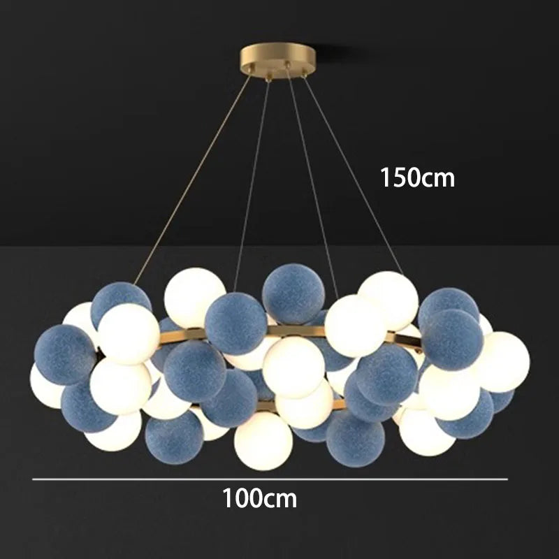 Chrome Linear LED Chandelier
