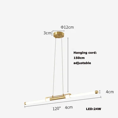 DecorBites™ LED Black Gold Designer Chandelier Lighting for Dinning Room