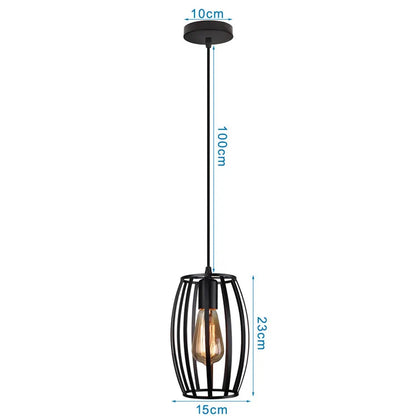 DecorBites™ Industrial Metal Ball Pendant Light for Bedroom Kitchen Island