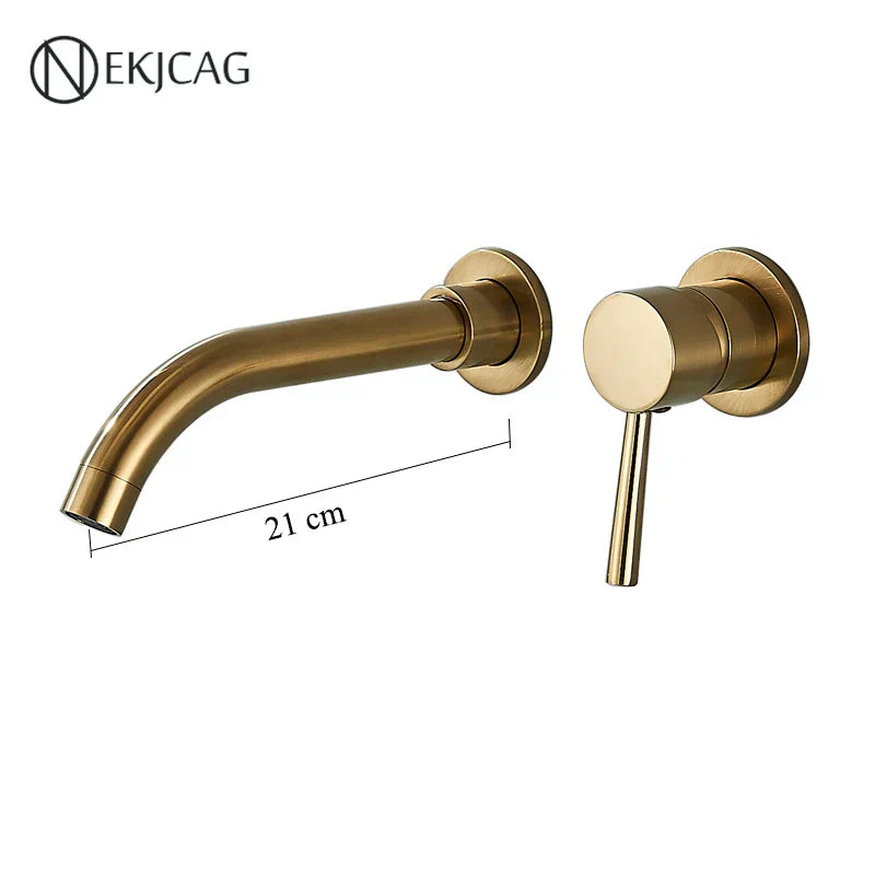 Matte Black Basin Faucet 26cm Single-Handle