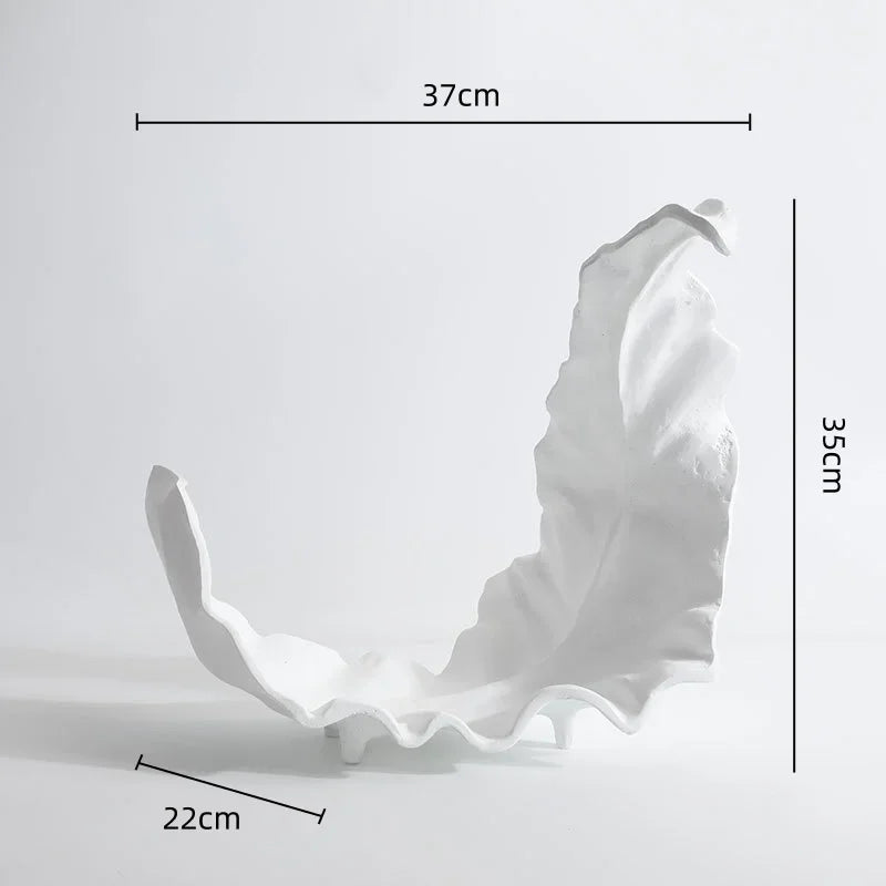 Resin Leaf Tray Bowl
