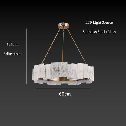 DecorBites™ Cloud Mist Glass Pendant Lights LED Room Decoration Lighting