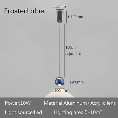 DecorBites™ LED Bedside Pendant Light for Minimalist Home Decor