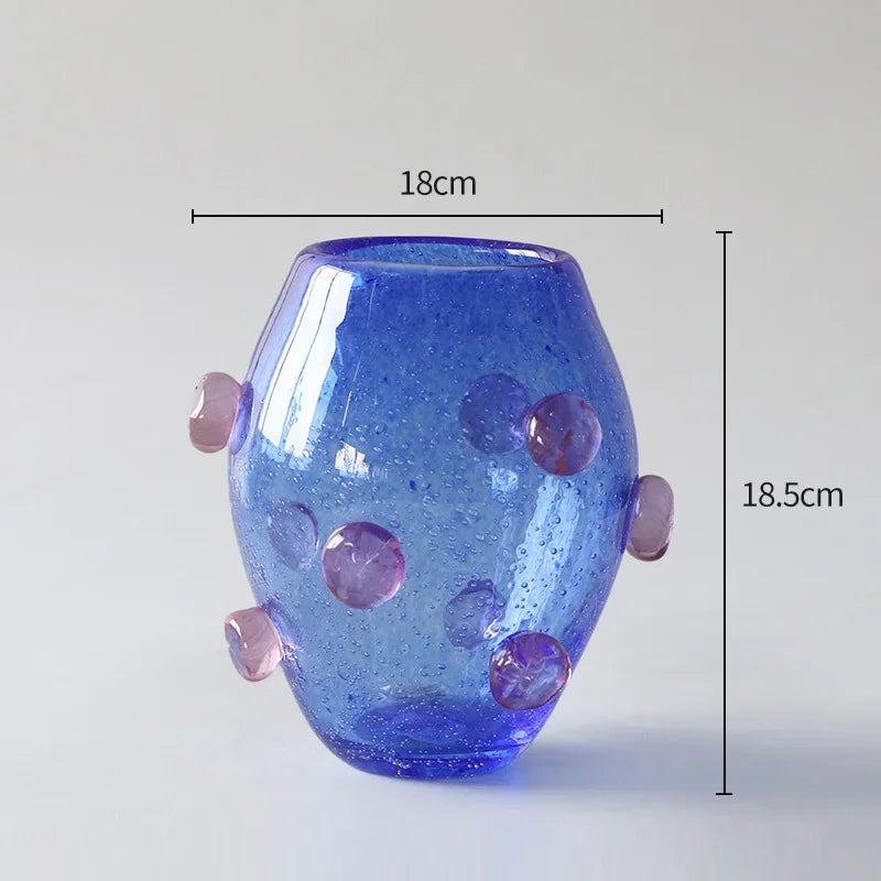 DecorBites™ Creative Bubble Glass Vase Hydroponics Desk Decoration Artificial Flowers Room Decor