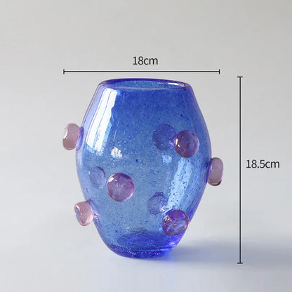 DecorBites™ Creative Bubble Glass Vase Hydroponics Desk Decoration Artificial Flowers Room Decor