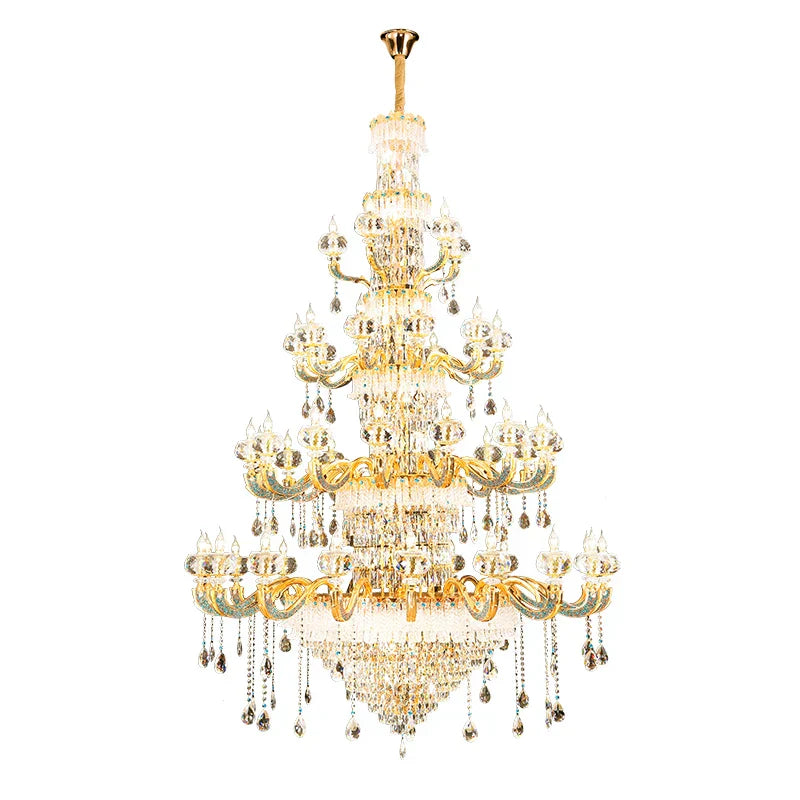 DecorBites™ Crystal Candle Chandelier for Luxury Living Room, Bedroom, and Dining Room