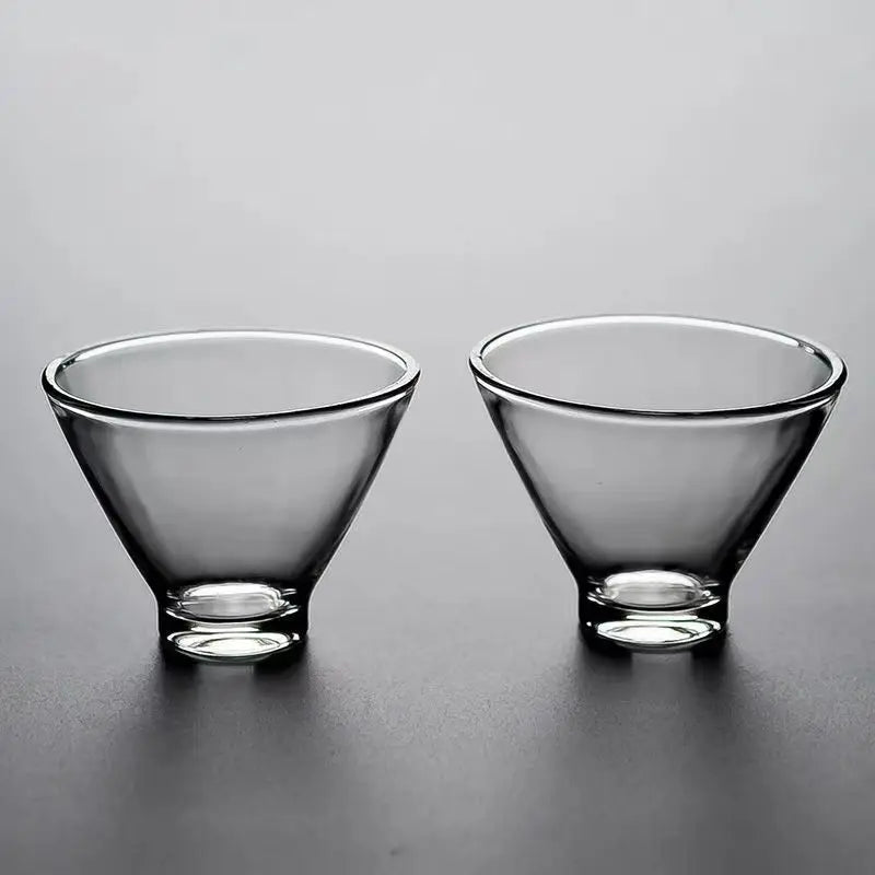 DecorBites™ Japanese Tea Cup Set of Cute Heat-resistant Glass Mugs and Teacups