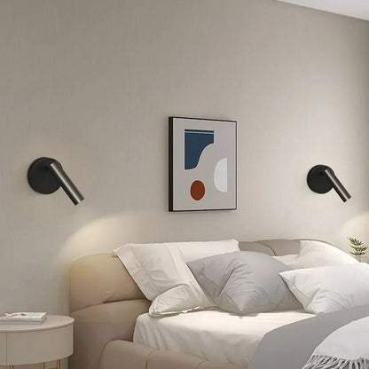 DecorBites™ Gold Aluminum LED Wall Lamp Rotatable for Bedroom Living Room Office