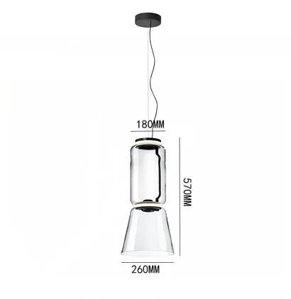 Glass Modern Chandelier Pendant