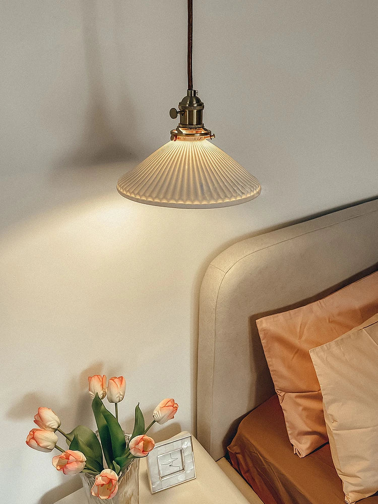Ceramic Bedside Chandelier Lamp