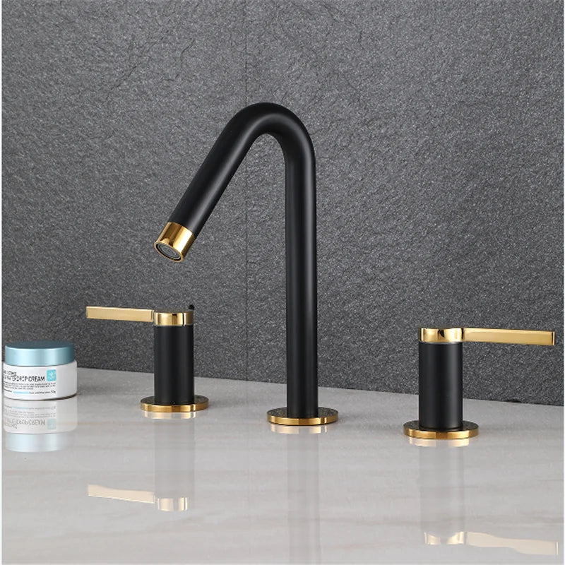 Gold Chrome Wall Faucet