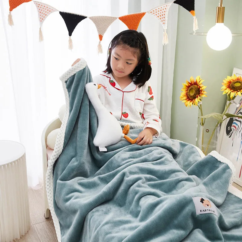 Flannel Kids Nap Blanket
