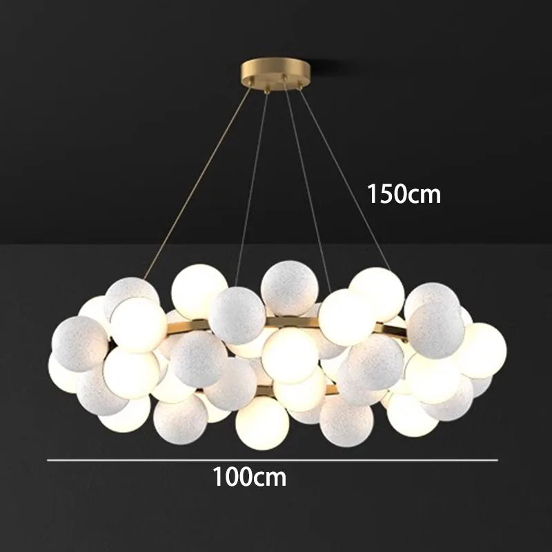 Chrome Linear LED Chandelier