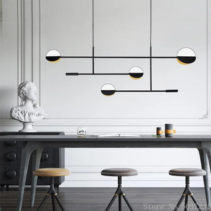 DecorBites™ Geometric Iron Pendant Lamp for Home Decor and Lighting
