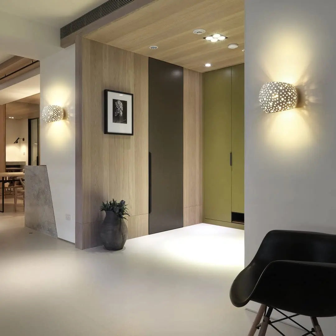 DecorBites™ Gypsum LED Wall Lamp 5W Sconces Modern Indoor Lighting Bedroom Living Room