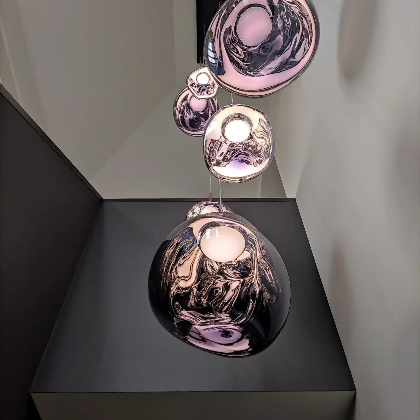 DecorBites™ Glass Lava LED Pendant Lights for Modern Living Room Bedroom Decor