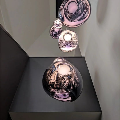 DecorBites™ Glass Lava LED Pendant Lights for Modern Living Room Bedroom Decor