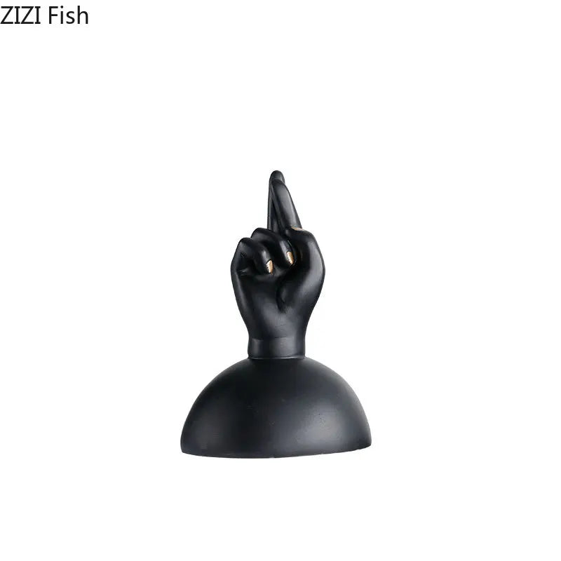 DecorBites™ Hand & Foot Statue Artwork: Abstract Sculpture Ornaments for Room Decor