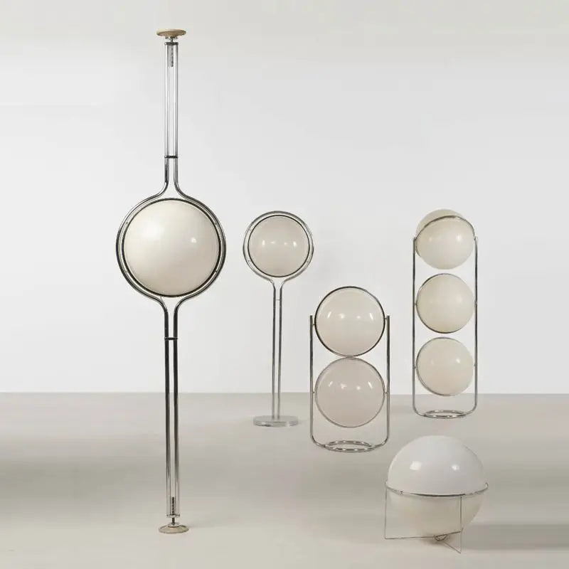 Chrome Acrylic Floor Lamp