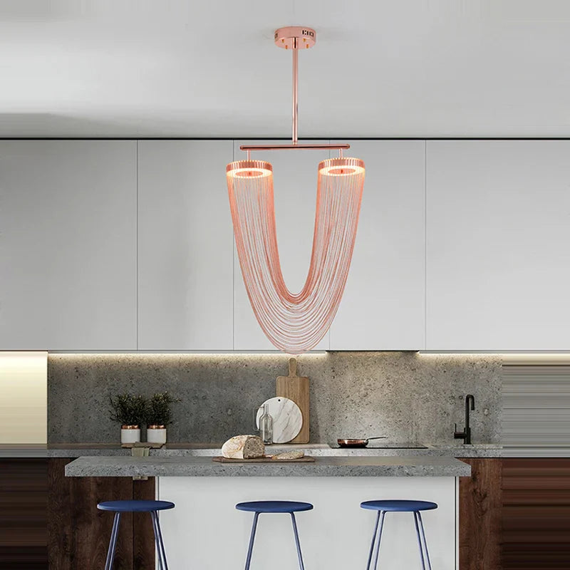 Aluminum Foyer Ceiling Chandelier